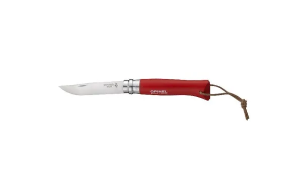 OPINEL BAROUDEUR COUTEAU N°8 ROUGE INOX 001705