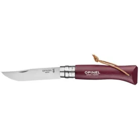 OPINEL BAROUDEUR GRENAT COUTEAU INOX N°8 002213