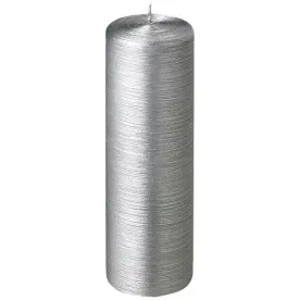LA FRANCAISE BOUGIE PILIER ARGENT HT 250MM 7397