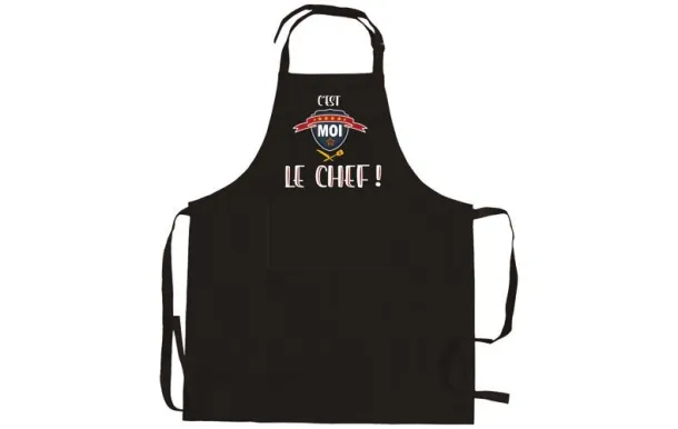 WINKLER TABLIER LE CHEF RECYCLE NOIR 72 X 90 CM 2072170000