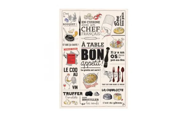 WINKLER TORCHON CUISINE FRANCAISE 3717010000