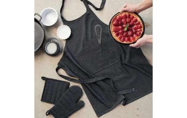 WINKLER TABLIER RECYCLE DAVIS NOIR 72 X 72 CM 8244079000