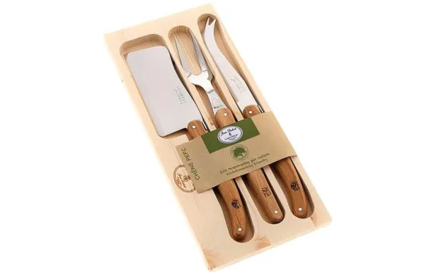 JEAN DUBOST LAGUIOLE CHENE PEFC 3 pièces fromage e L0032515PEF018