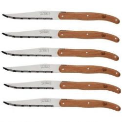 JEAN DUBOST LAGUIOLE CHENE PEFC COFFRET 6 COUTEAUX L0060011PEF175
