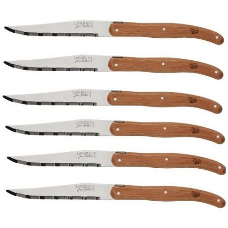 JEAN DUBOST LAGUIOLE CHENE PEFC COFFRET 6 COUTEAUX L0060011PEF175