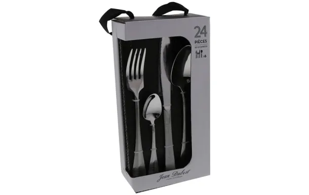 JEAN DUBOST LUX MENAGERE 24P INOX MOTIF NL130990X01047