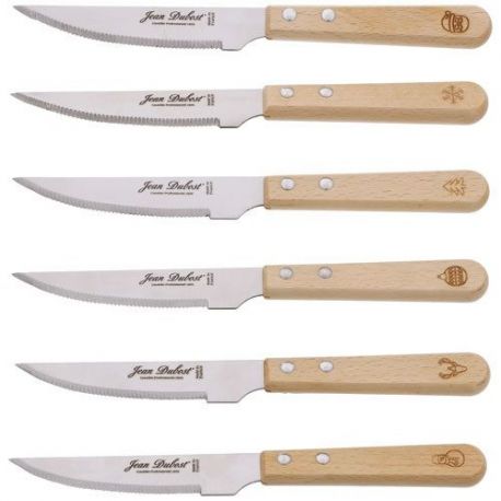 JEAN DUBOST UN NOEL A LA FRANCAISE 6 couteaux Gril CB10A79SD80311