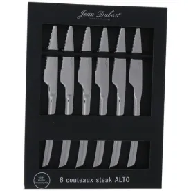 JEAN DUBOST ALTO COFFRET 6 COUTEAUX STEAK INOX MIR DA041280X01022