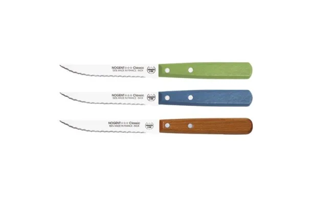 NOGENT BOITE 20 COUTEAU STEAK 11CM CLASSIC BLEU VE 03629K