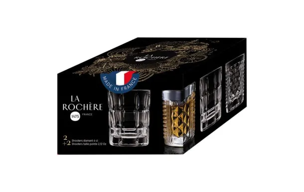 LA ROCHERE SET 4 SHOOTERS AFTER EN 2X2 6cl 644501