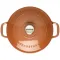 CHASSEUR CHASSEUR COCOTTE RONDE 20 CM 2.5 L CHESTN PUC472099