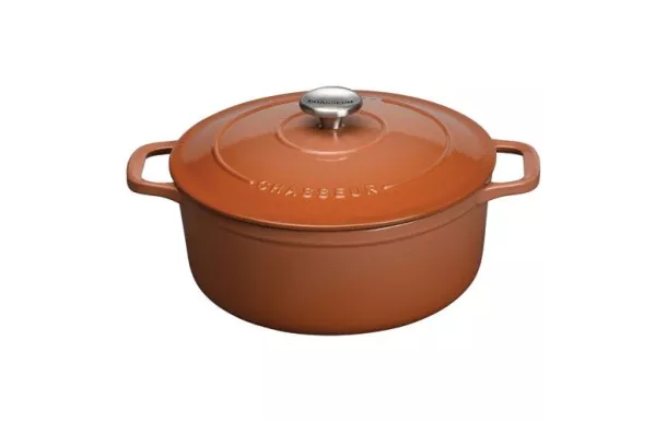 CHASSEUR Cocotte en fonte ronde 28 cm Chestnut - Sublime
