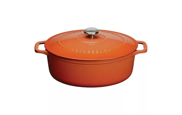 CHASSEUR Cocotte en fonte ovale 29 cm Chestnut - Sublime