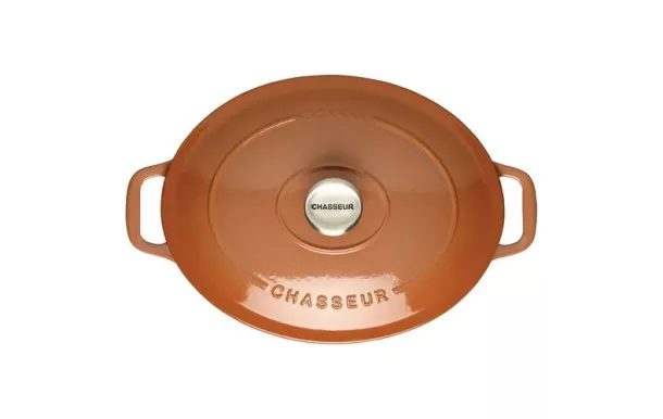 CHASSEUR Cocotte en fonte ovale 33 cm Chestnut - Sublime