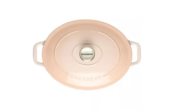 CHASSEUR Cocotte en fonte ovale 29 cm Champagne - Sublime