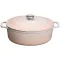 CHASSEUR Cocotte en fonte ovale 33 cm Champagne - Sublime