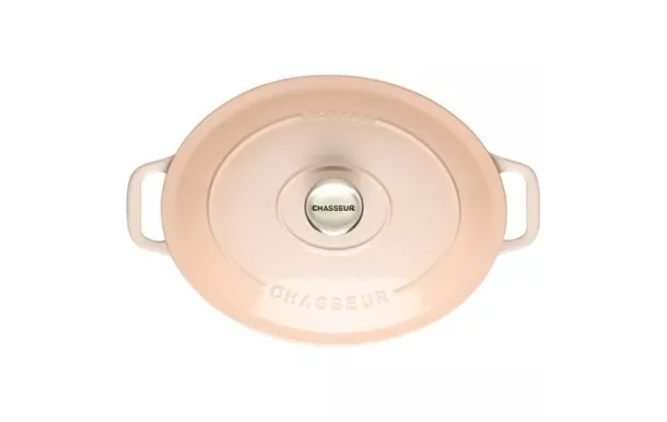 CHASSEUR Cocotte en fonte ovale 33 cm Champagne - Sublime