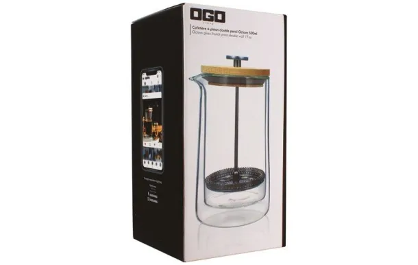 OGOLIVING OCTAVE CAFETIERE PISTON 500 ML EN VERRE  7912151
