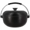 OGOLIVING OLAF COCOTTE 24 CM FONTE NOIR AVEC ANSE  7930205