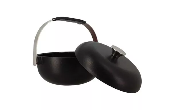 OGOLIVING OLAF COCOTTE 24 CM FONTE NOIR AVEC ANSE  7930205