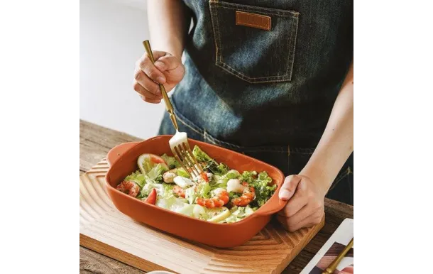 MENASTYL OCTAVE PLAT A FOUR RECTANGLE 1 L TERRACOT 3356131