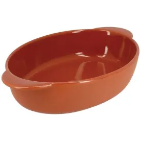 MENASTYL OCTAVE PLAT A FOUR OVALE 950 ML TERRACOTT 3356161