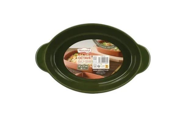 MENASTYL OCTAVE PLAT A FOUR OVALE 950 ML VERT 27 X 3356162