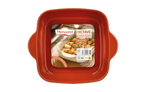 MENASTYL OCTAVE PLAT A FOUR CARRE 1,2 L TERRACOTTA 3356166