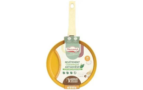 MENASTYL COLORAMA CREPIERE 26 CM SAFRAN EN ALUMINI 6020840