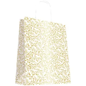 LES COULEURS DE L'EMBALLAGE SAC CABAS KRAFT BLANC  7301BLPF3