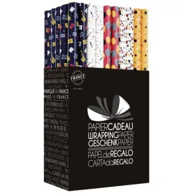 LES COULEURS DE L'EMBALLAGE PAPIER CADEAU 2X0.70M  PR2M