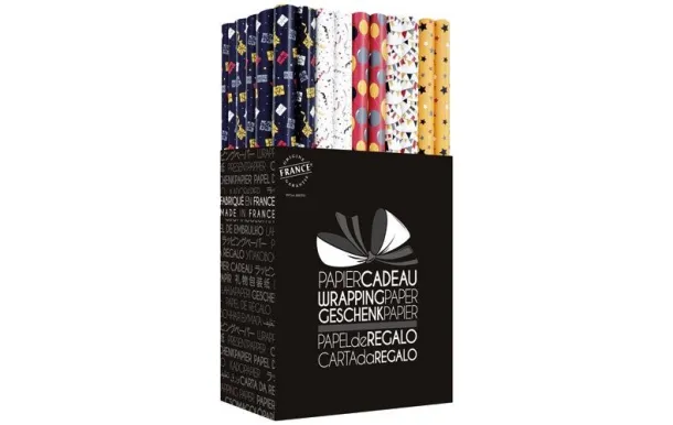 LES COULEURS DE L'EMBALLAGE PAPIER CADEAU 2X0.70M  PR2M