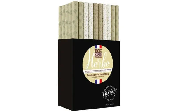 PAPETERIE DU POITOU PAPIER CADEAU 2X0.70M 50RLX GR HB2M