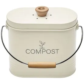 GUILLOUARD SEAU A COMPOST 3L OVALE BEIGE AVEC FILT 040623