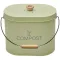 GUILLOUARD SEAU A COMPOST 7L OVALE VERT PASTEL AVE 040631