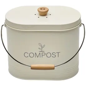 GUILLOUARD SEAU A COMPOST 7L OVALE BEIGE AVEC FILT 040633