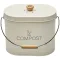 GUILLOUARD SEAU A COMPOST 7L OVALE BEIGE AVEC FILT 040633