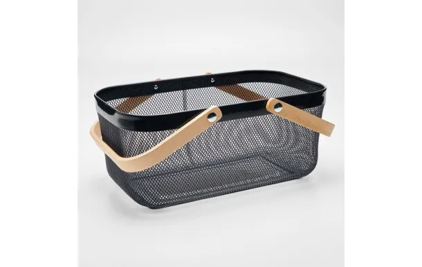 GUILLOUARD PANIER METAL 16L 24 X 40 X 17 CM GRIS F 040725