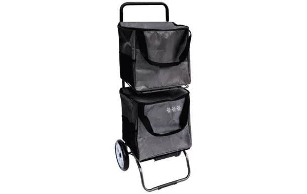 SIDEBAG Poussette Modulobag 2 sacs amovibles, couleur anthracite.