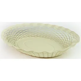 ROGER ORFEVRE VINTAGE CORBEILLE PAIN OVALE BLANC V 720137