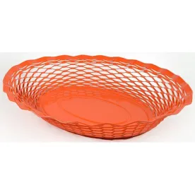 ROGER ORFEVRE VINTAGE CORBEILLE PAIN OVALE ORANGE  721137