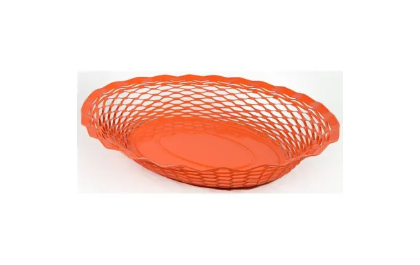 ROGER ORFEVRE VINTAGE CORBEILLE PAIN OVALE ORANGE  721137