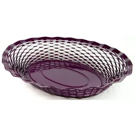 ROGER ORFEVRE VINTAGE CORBEILLE PAIN OVALE PRUNE 3 726137