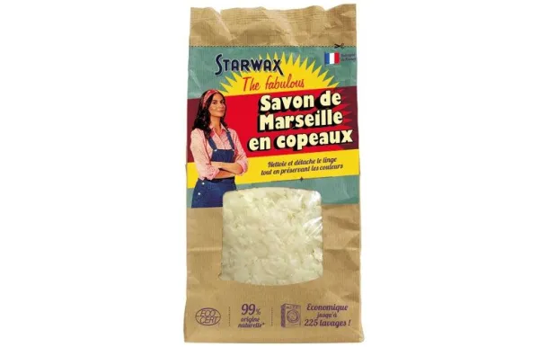 STARWAX FABULOUS SAVONS COPEAUX DE MARSEILLE 750G  21017