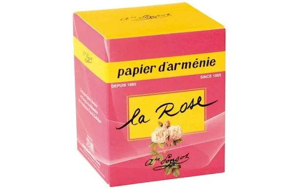 PAPIERS D'ARMENIE BOUGIE PAPIER ARMENIE LA ROSE 599145