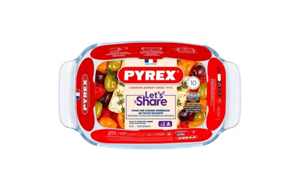 PYREX PLAT RECT.22X13 PYR.CLASSIC*228 228B000/8040