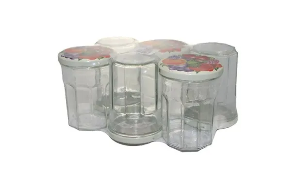 BJ PACK 6 CONFITURIERS 385 ML COUVERCLE T 627