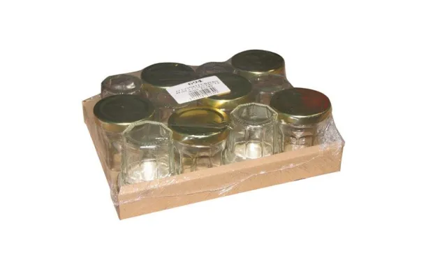 BJ PACK 12 CONFITURIERS 44ML COUV DORE 694