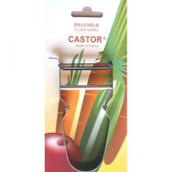 RUSILLON Rasoir à légumes inox / blister - Castor