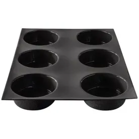 FLEXIPAN MOULE 6 GRANDS RONDS EN SILICONE 37.5 X 2 EI-FP-02777-BA